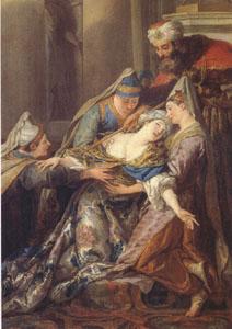 Jean-Francois De Troy Esther Fainting before Ahasuerus (mk05)